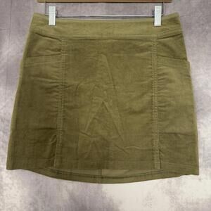 NWT Kuhl Skirt Women Size 4 Strova  Corduroy Brown Side Pockets‎ Mini Stretch